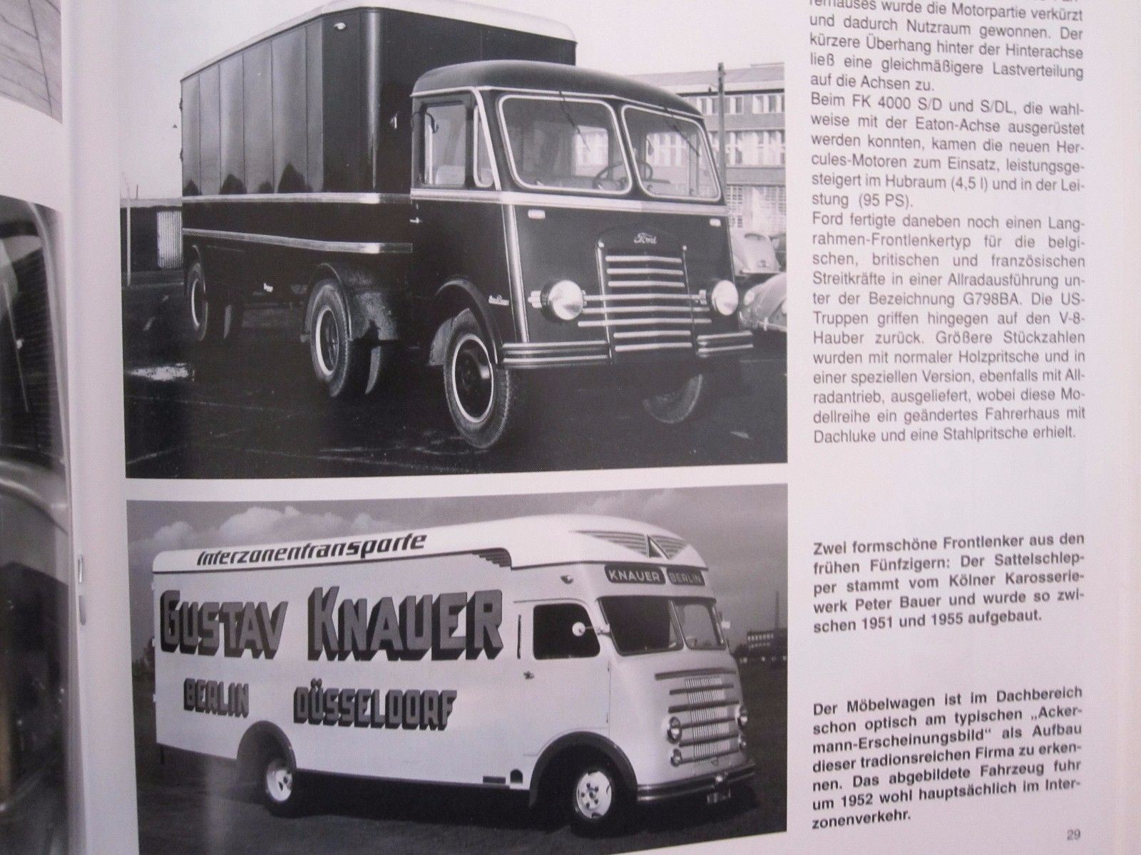 Truck Profile – 56 pages, Great Photos, PB staple bound, German Text