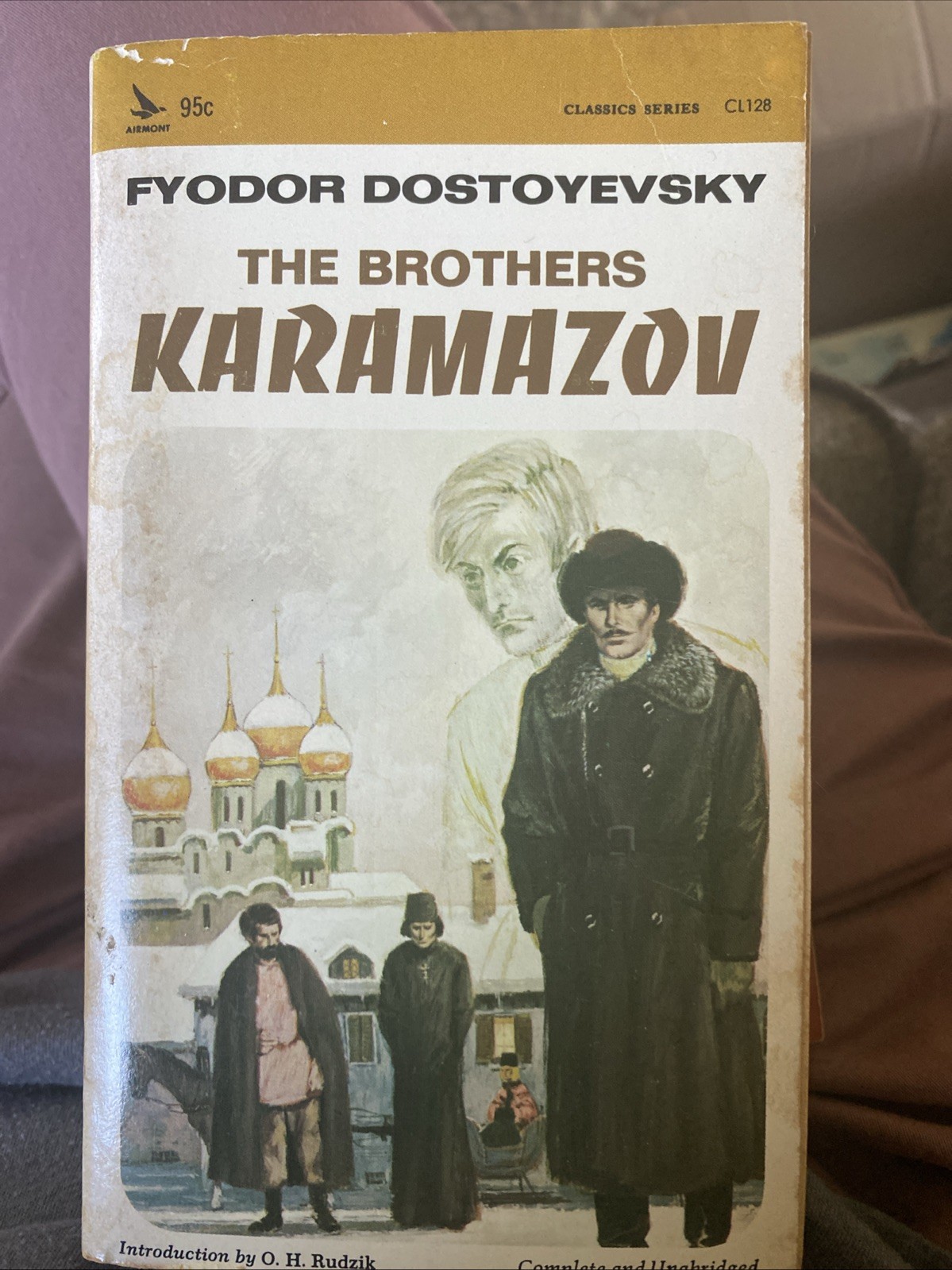 THE BROTHERS KARAMAZOV By Fyodor Dostoevsky, PAPERBACK, AIRMONT CLASSICS, 1966