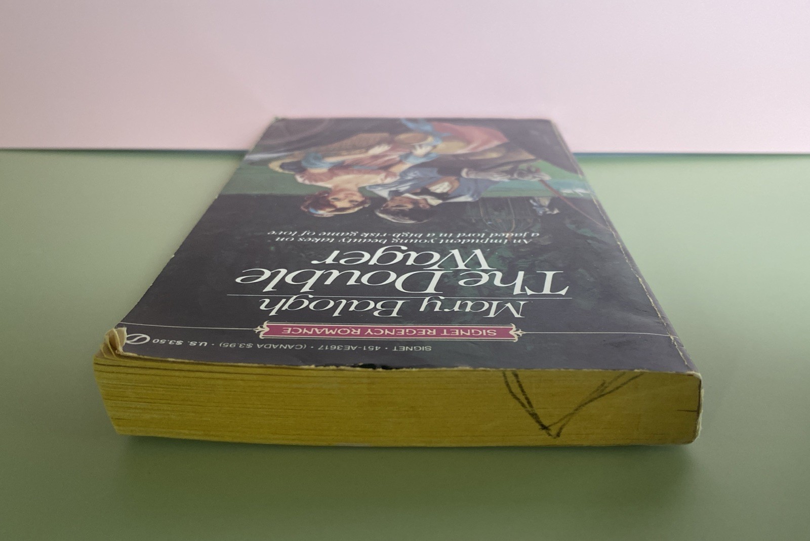 The Double Wager Mary Balogh 1985 First Printing Signet Regency Vintage Romance