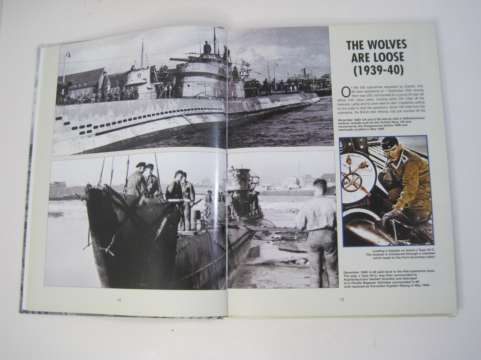 2 Hardcover Histoire & Collections U-Boote Books – U-Boote 1935-1945 and Crews