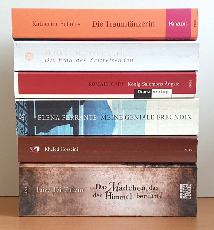 BUCHPAKET+6 BÜCHER+ Romane+LUCA DI FULVIO+KHALED HOSSEINI+TB+BUNDLE