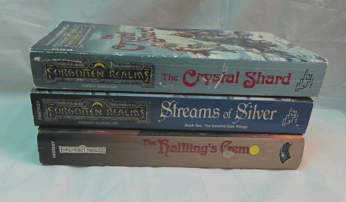 Forgotten Realms Icewind Dale Trilogy Lot – R.A. Salvatore (Books 1-3) D&D
