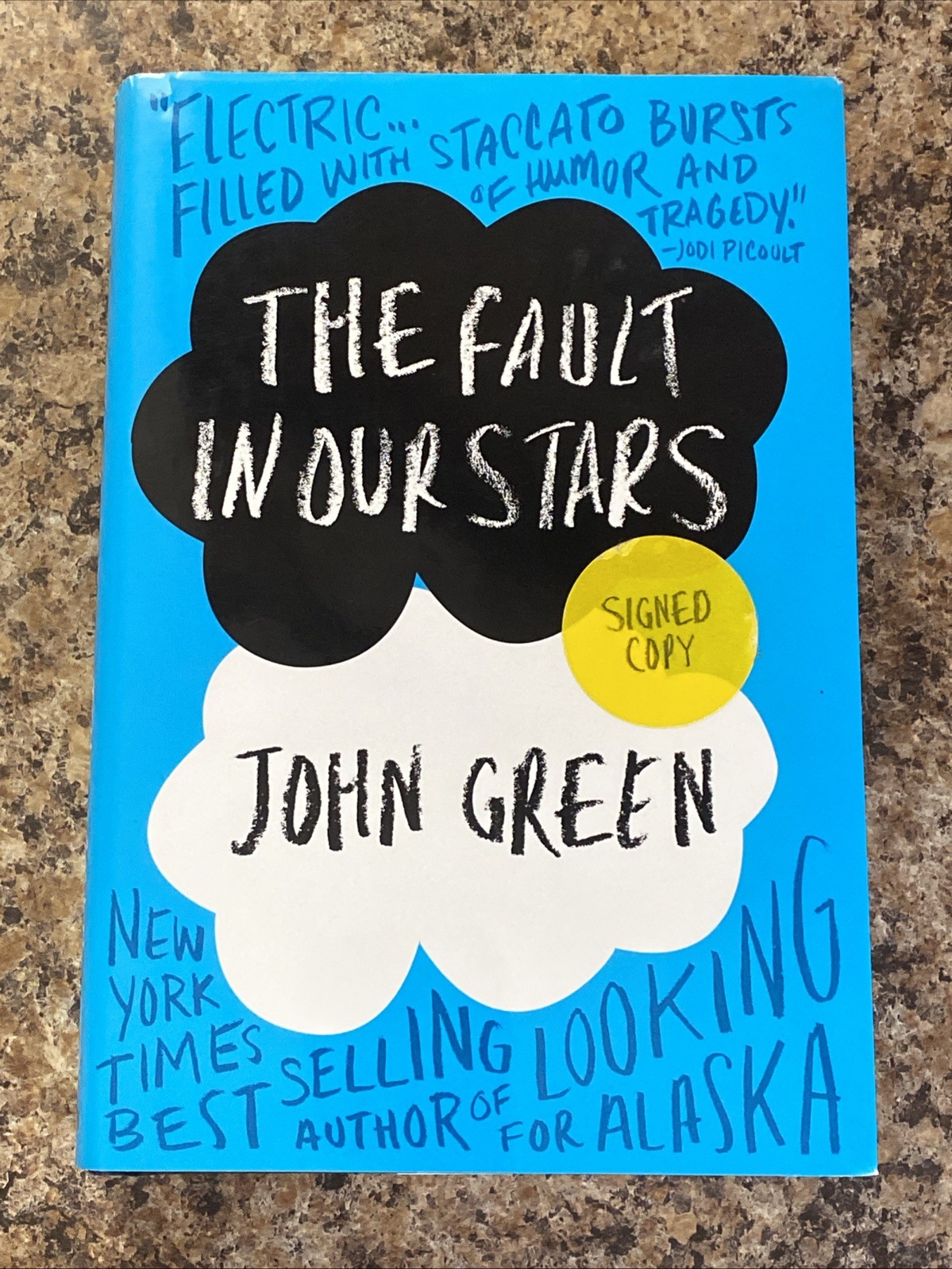 The Fault in Our Stars SIGNED by John Green – 1st Prt / 1st Ed Near Fine HC