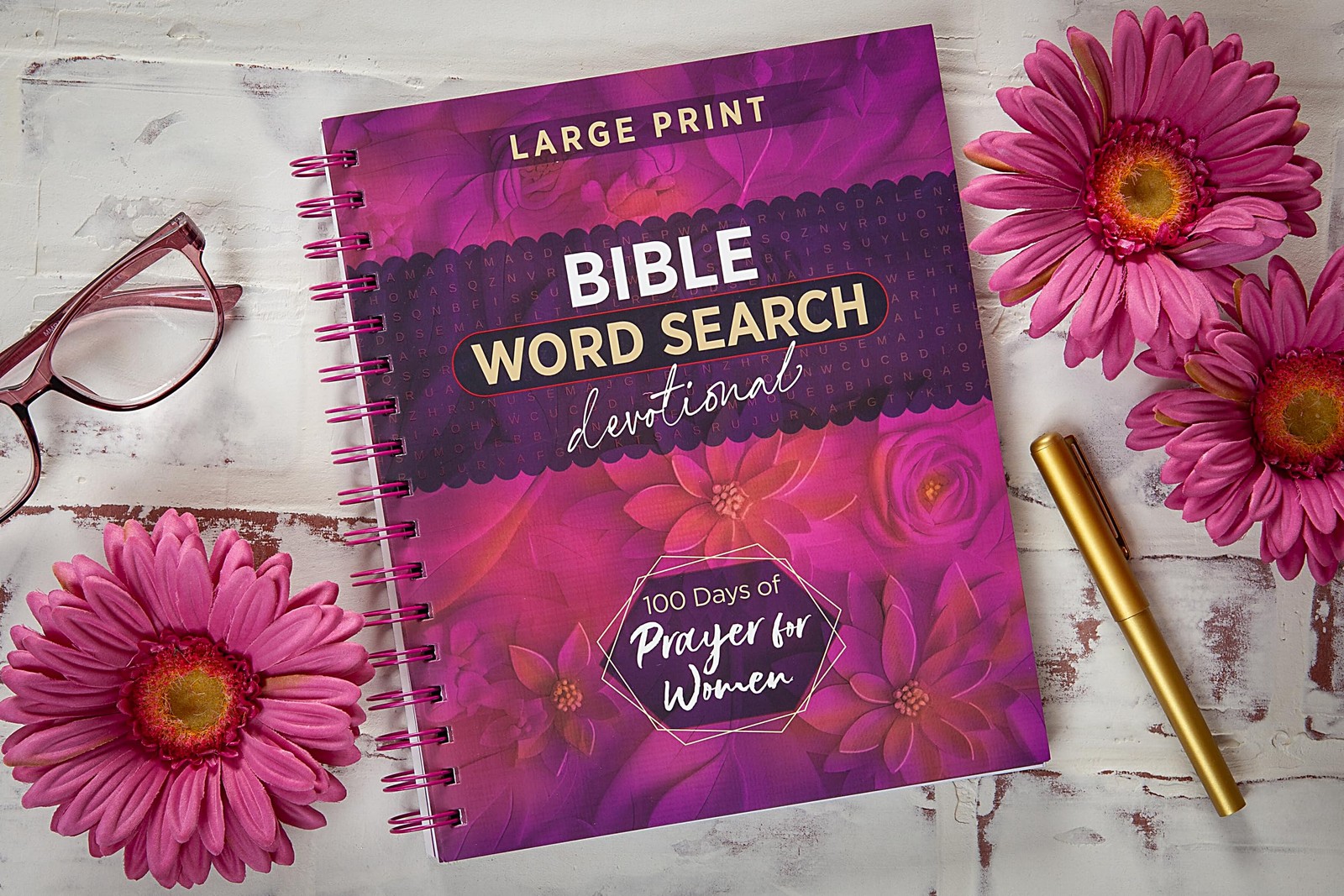100 Days of Prayer for Women: Bible Word Search Devotional