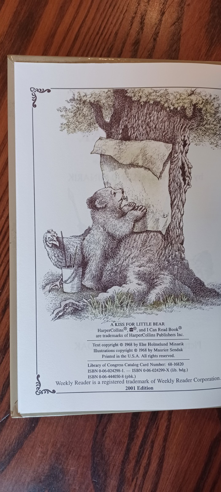 Lot Of Two „Little Bear“ Books Else Holmelund Minarik Maurice Sendak Children’s