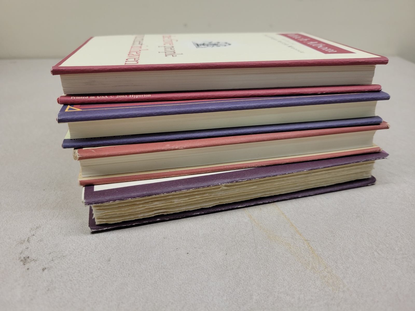 Lot of 4 Mitch Albom Hardcover Books