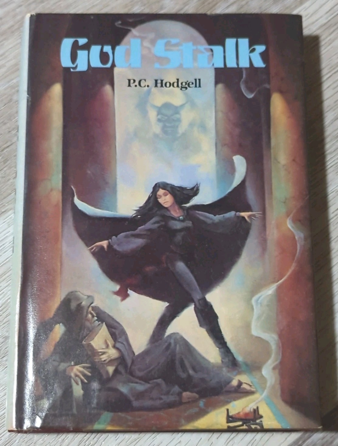 God Stalk by P. C. Hodgell (1982 Athenaeum HCDJ BCE) Fantasy hardcover