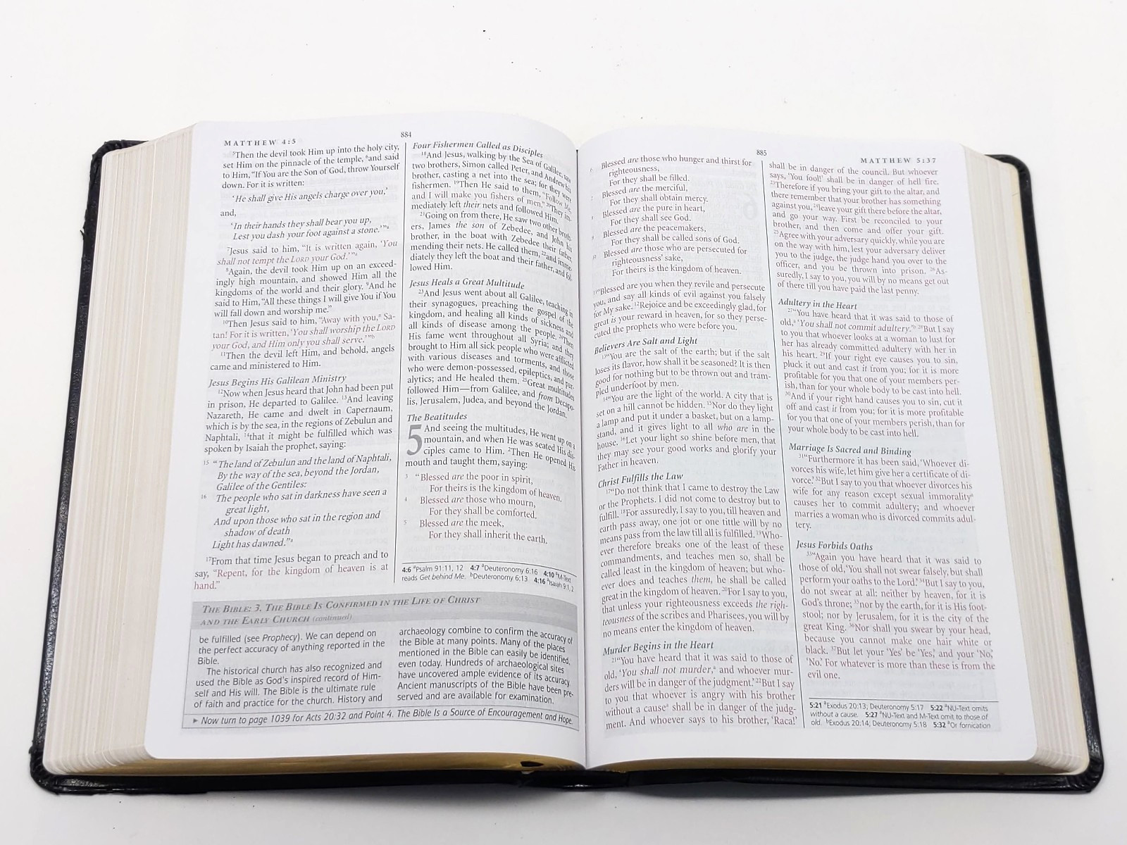 The Billy Graham Training Center Bible NKJV (Leathersoft) Thomas Nelson