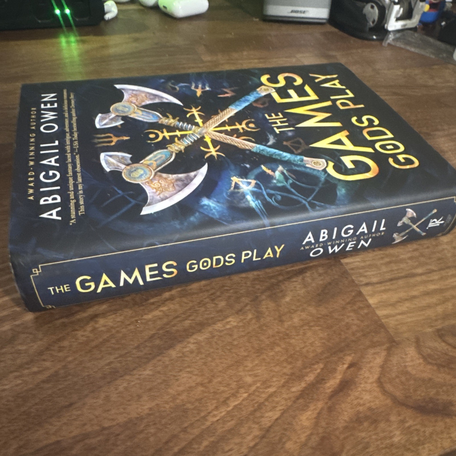 The Games Gods Play Deluxe Limited Edition by Abigail Owen Hardcover OOP