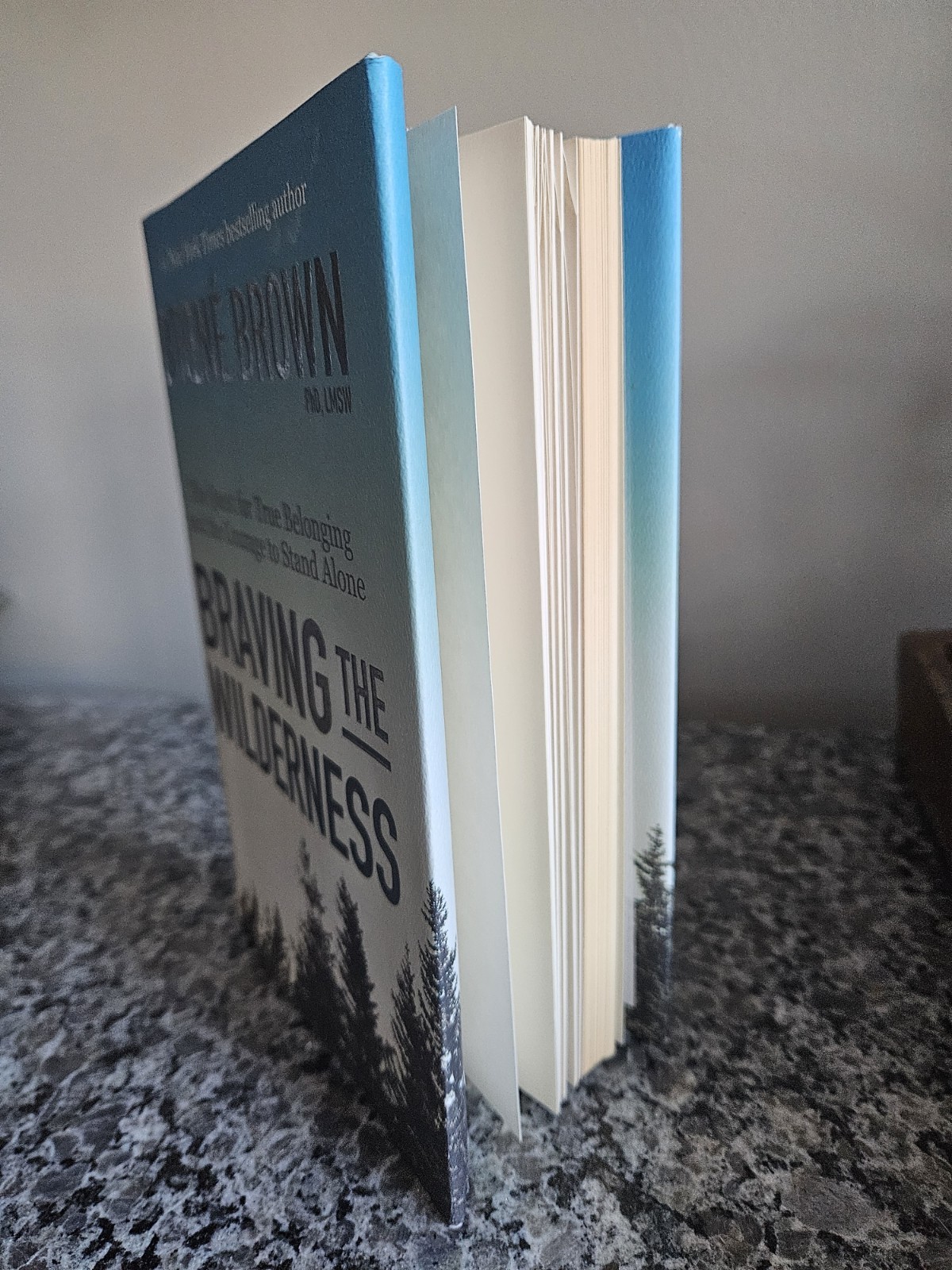 Autographed „Braving The Wilderness“ By Brene Brown Hardcover