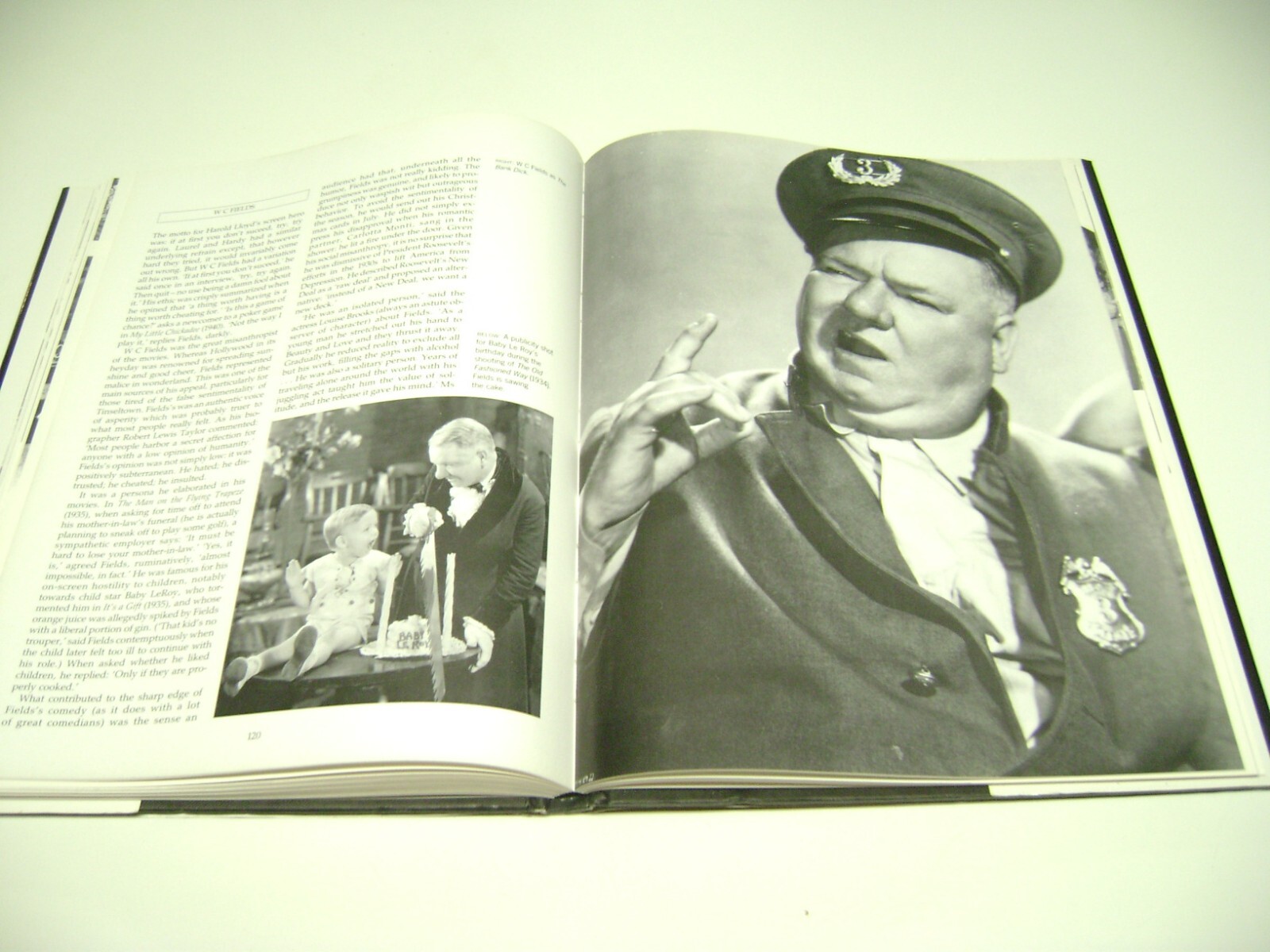 Huge 1995 Hardcover Book, CLASSIC MOVIE COMEDIANS, Packed with Photos, 176 pages