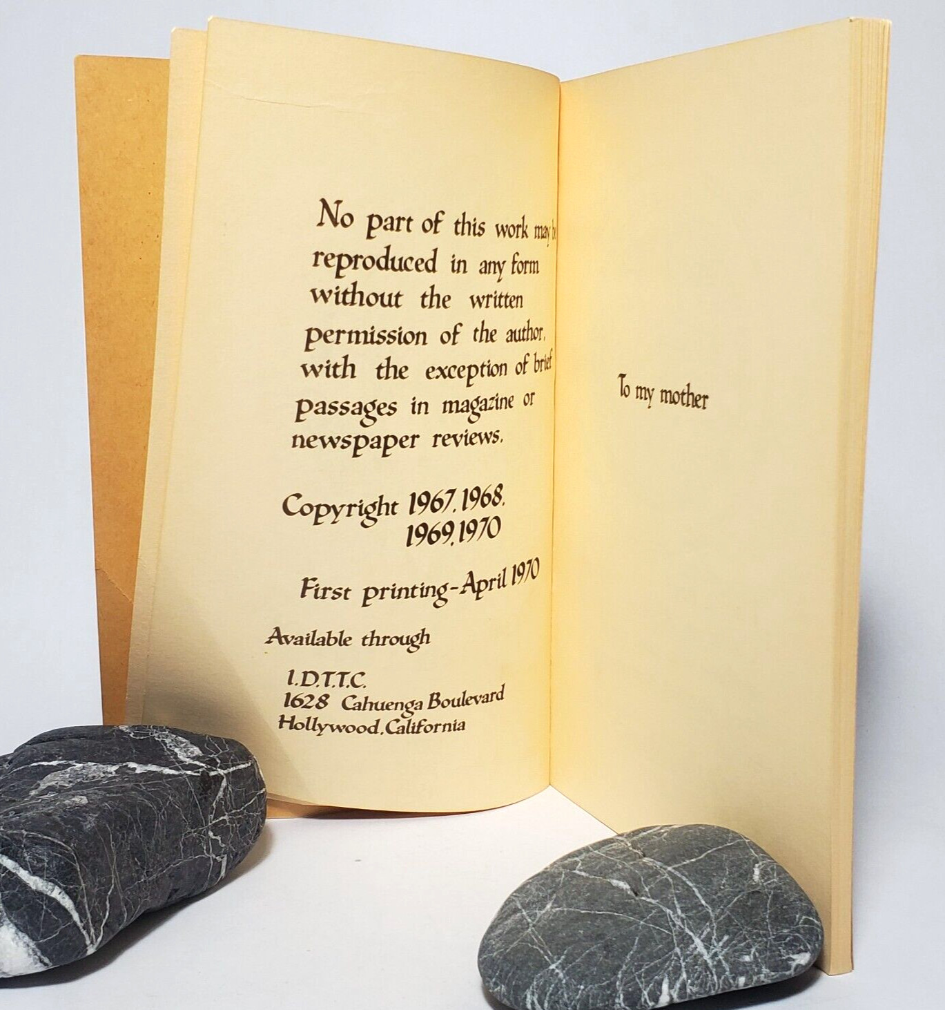 From the Love of… Laurence Craig-Green 1970 SIGNED 1st Edition/Print Softcover