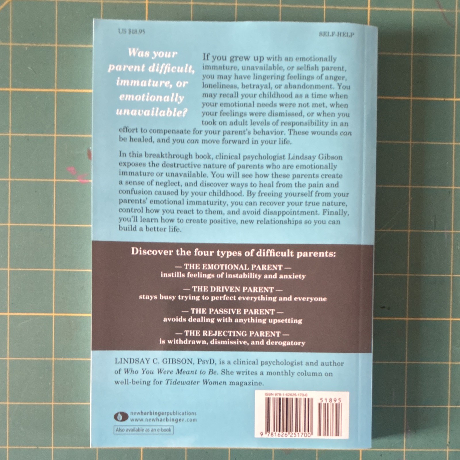 Adult Children of Emotionally Immature Parents Lindsay C. Gibson TPB 2015