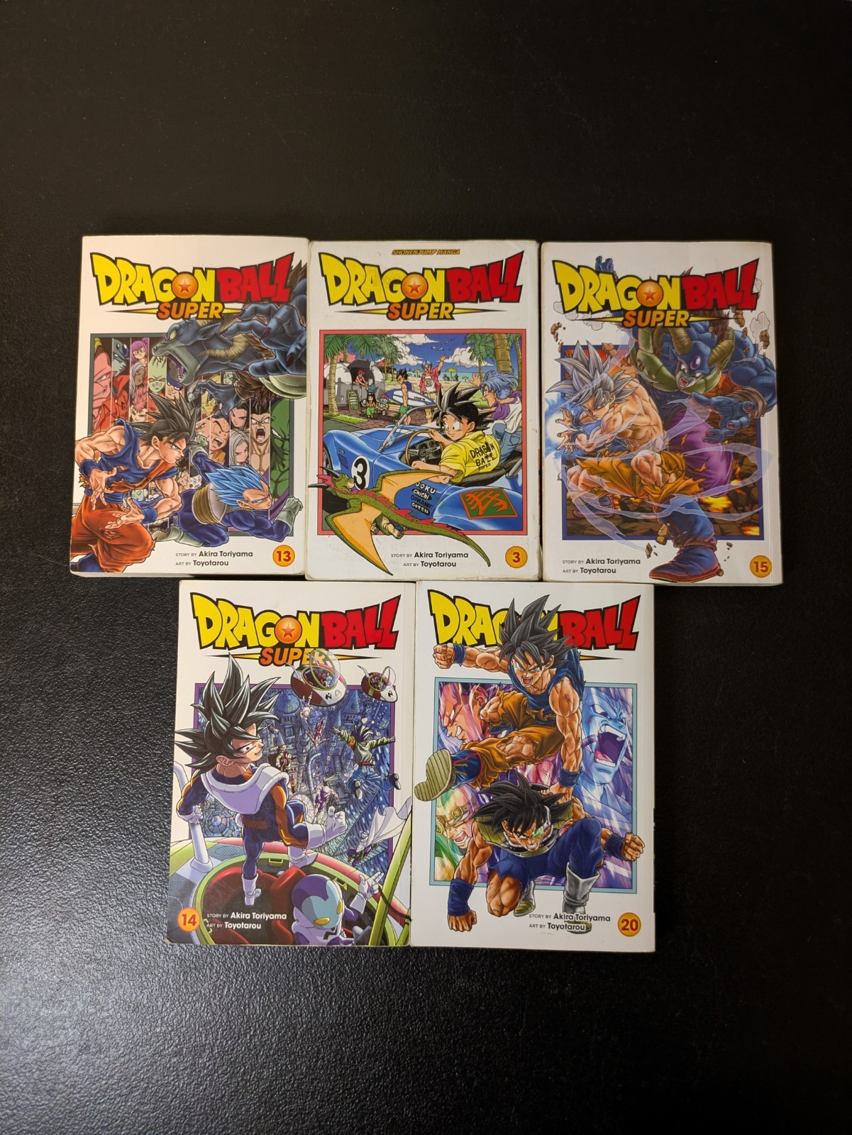 Dragonball Super Manga Series Volumes 3 13 14 15 20 Set by Akira Toriyama
