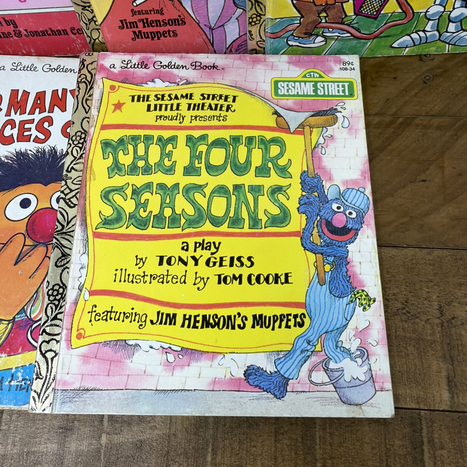 Sesame Street A Little Golden Book Vintage Children’s Books 1970-80s