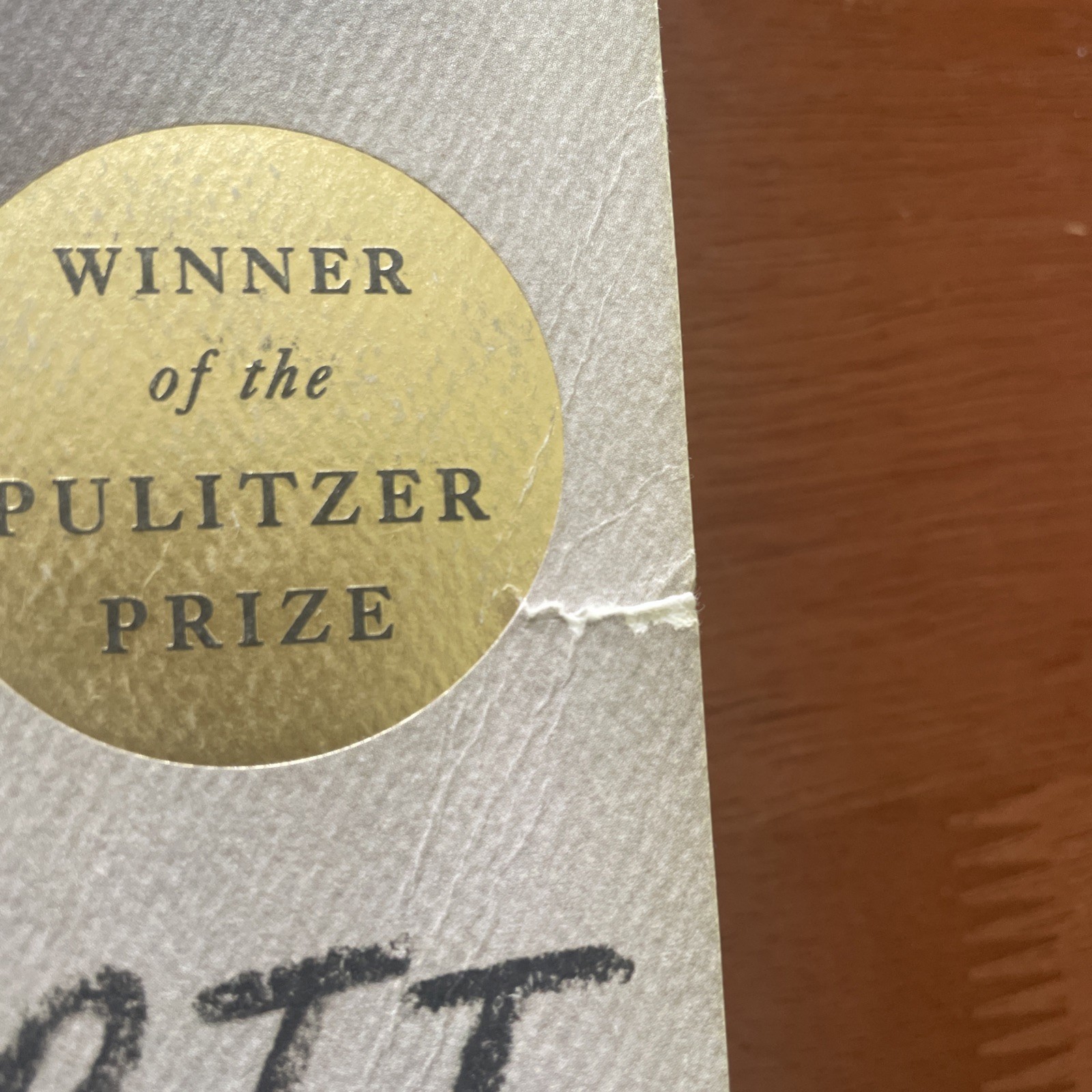 The Goldfinch Pulitzer Prize for Fiction, Donna Tartt, Paperback