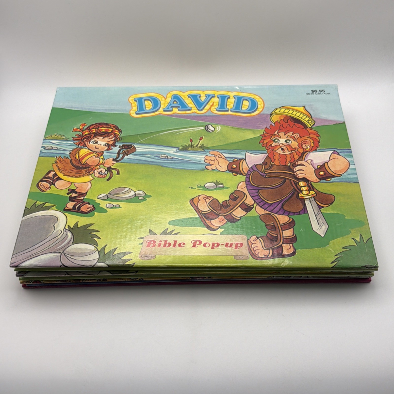 VTG Bible Story Pop Up Books Lot Of 9 Jonah David Jesus Noah Playmore Waldman