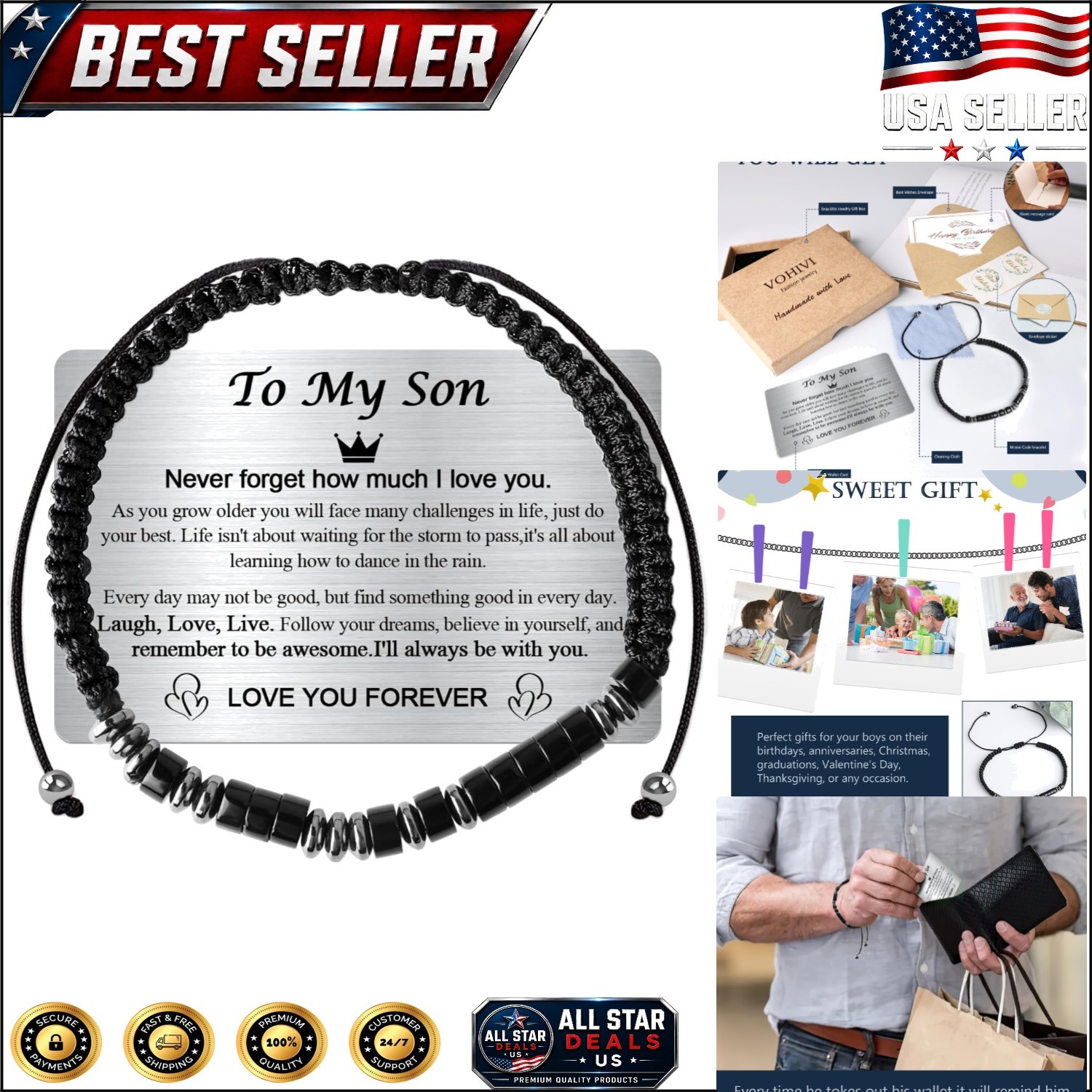 Stylish Handcrafted ‚I LOVE YOU‘ Bracelet for Teens – Perfect Keepsake Gift