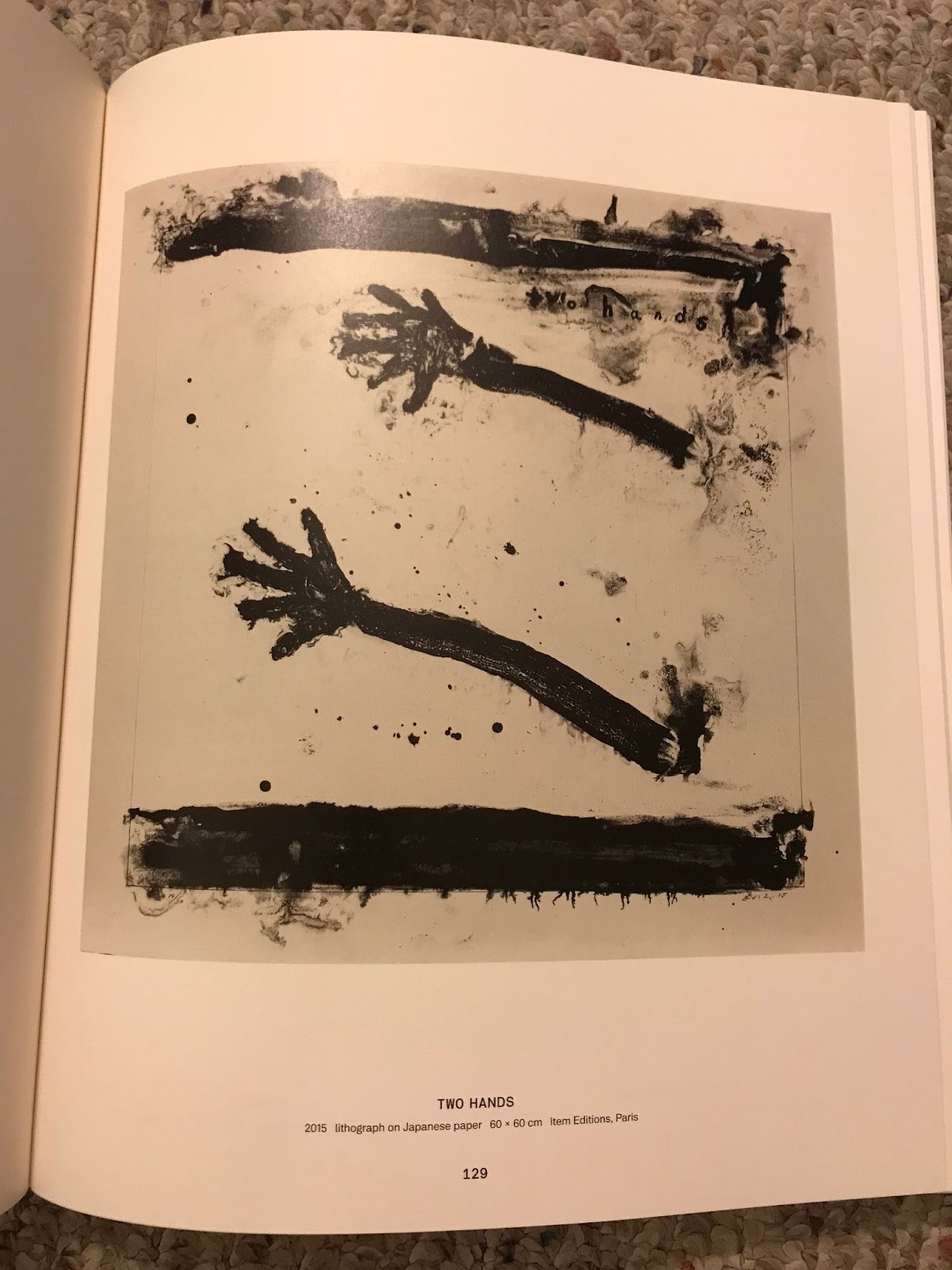 David Lynch Signed Art Book Paintings Drawings Treville 1991 Japan Fingerprint