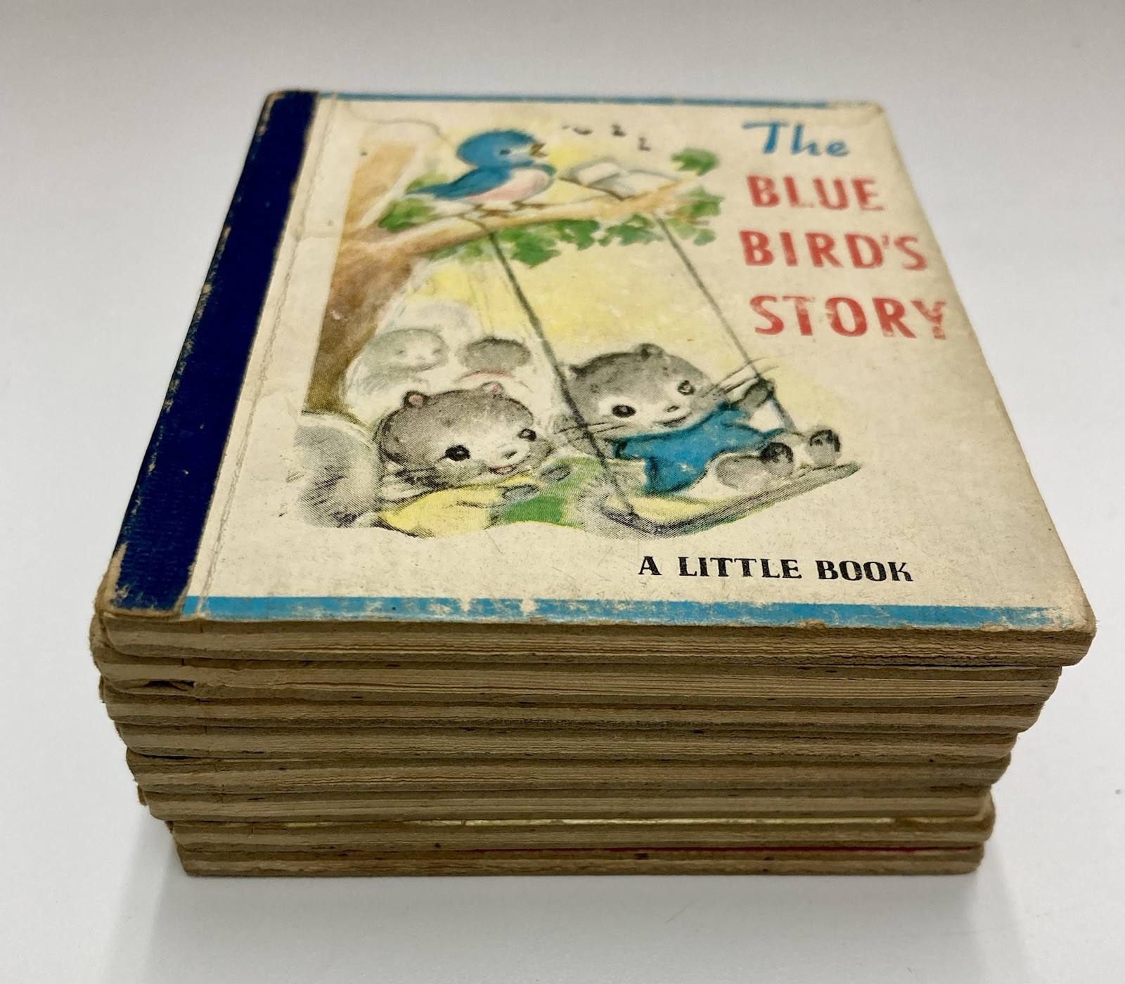 Vintage 1940s Miniature 4″ Children’s Book Lot A Little Book & Lollipop Book (8)