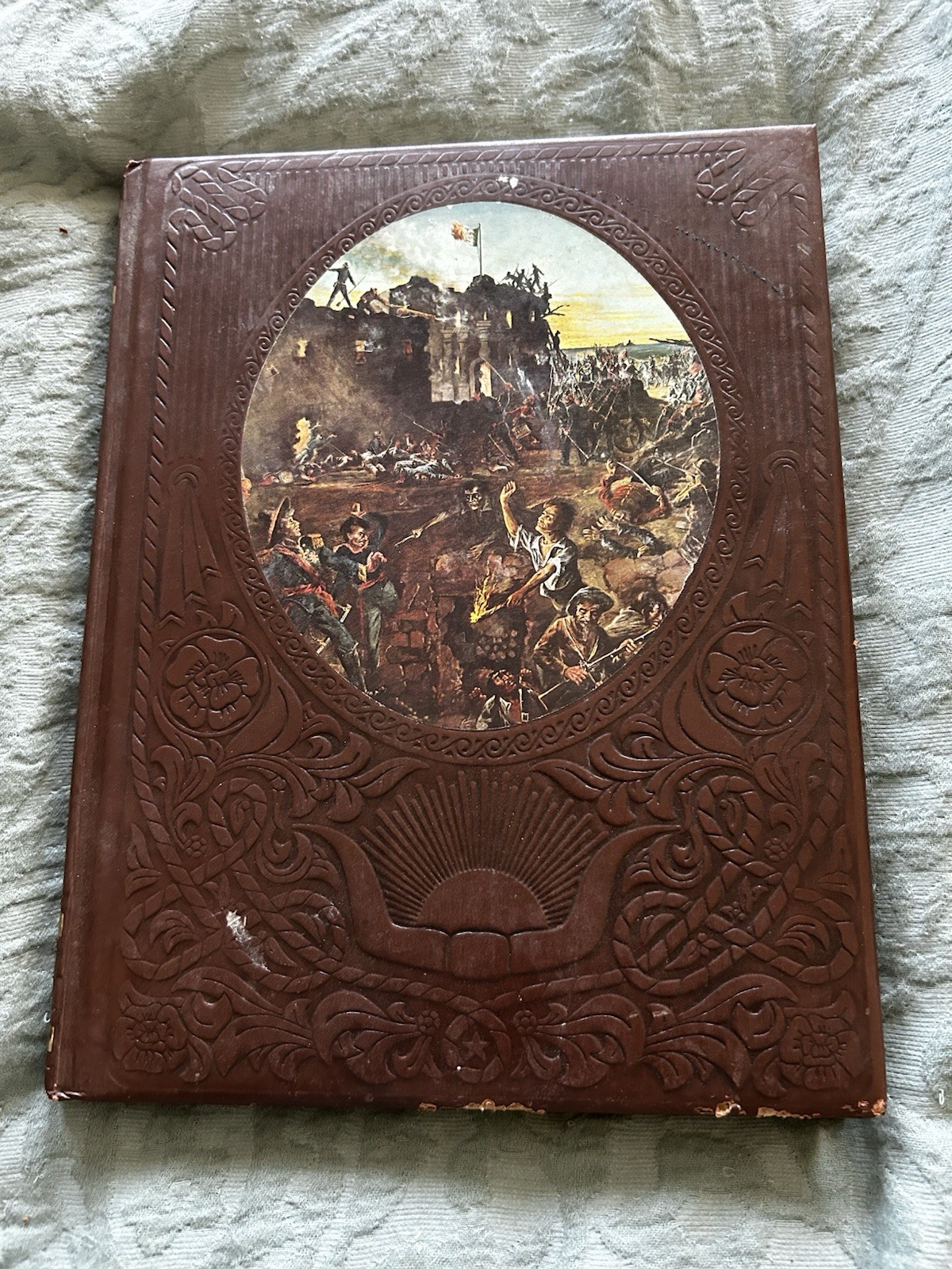 “The Texans” From Time Life Books The Old West Series Hard Cover Leather Bound 1