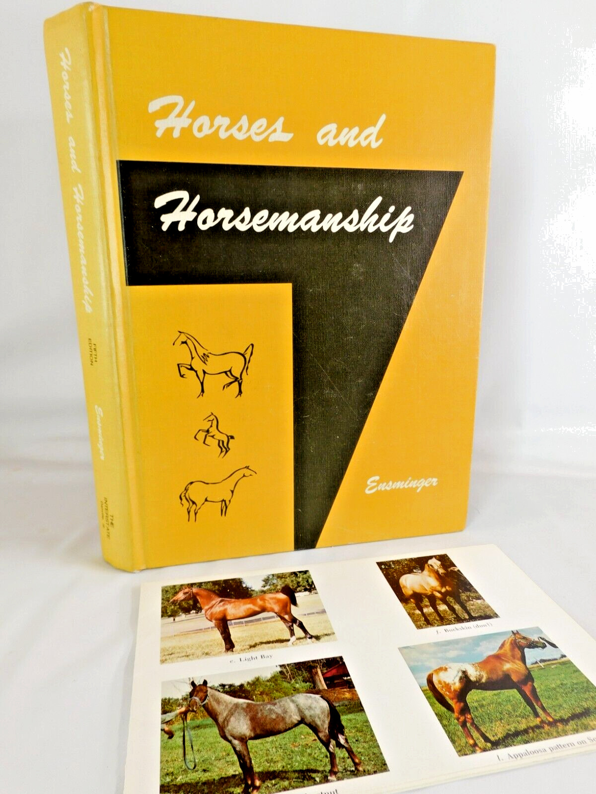 Horsemanship and Riding Horses Equestrian Riding 1977 Illus HC by M E Ensminger
