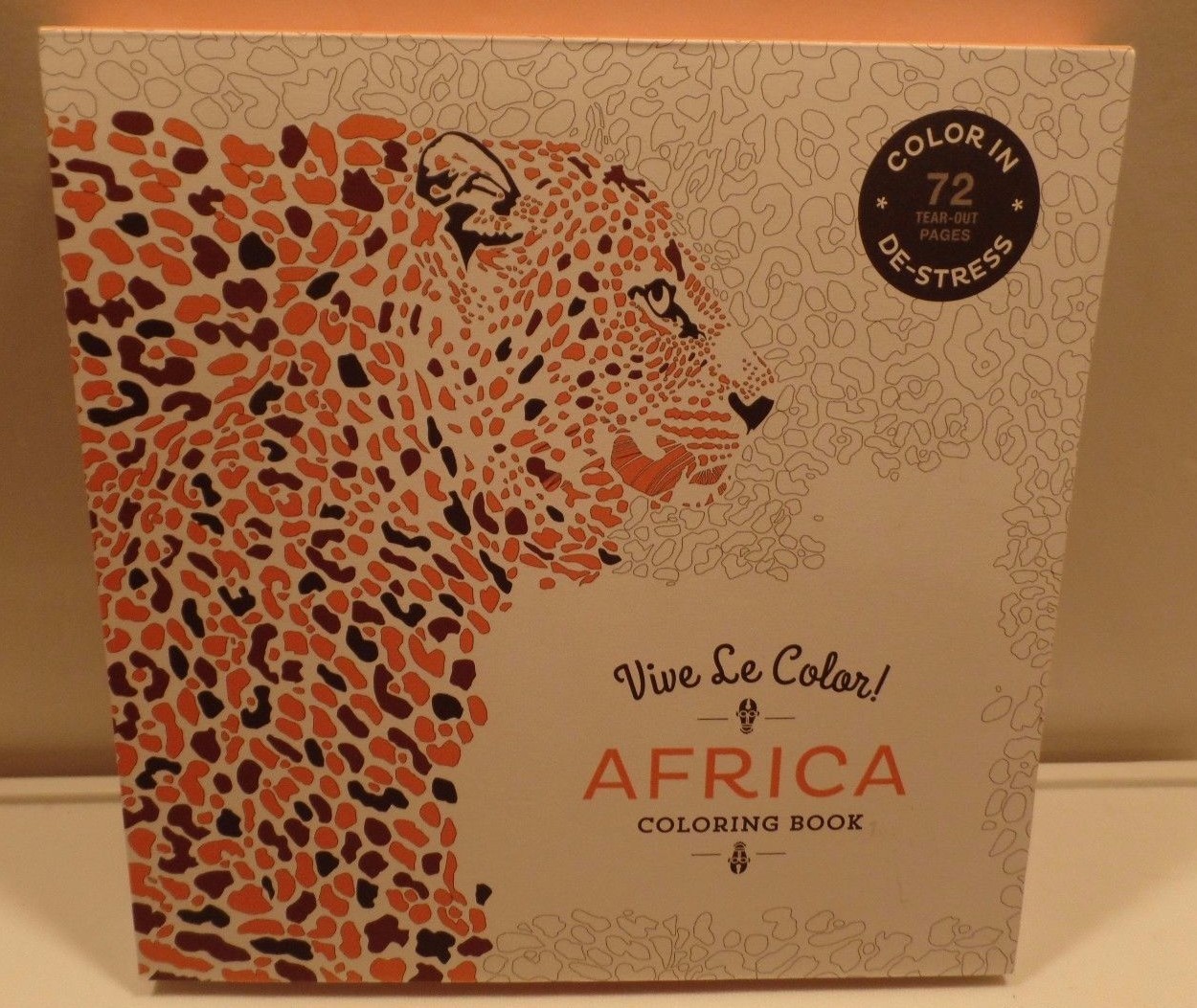 NEW Vive le Color! Africa (Adult Coloring Book) : Color In; De-Stress (72 pages)