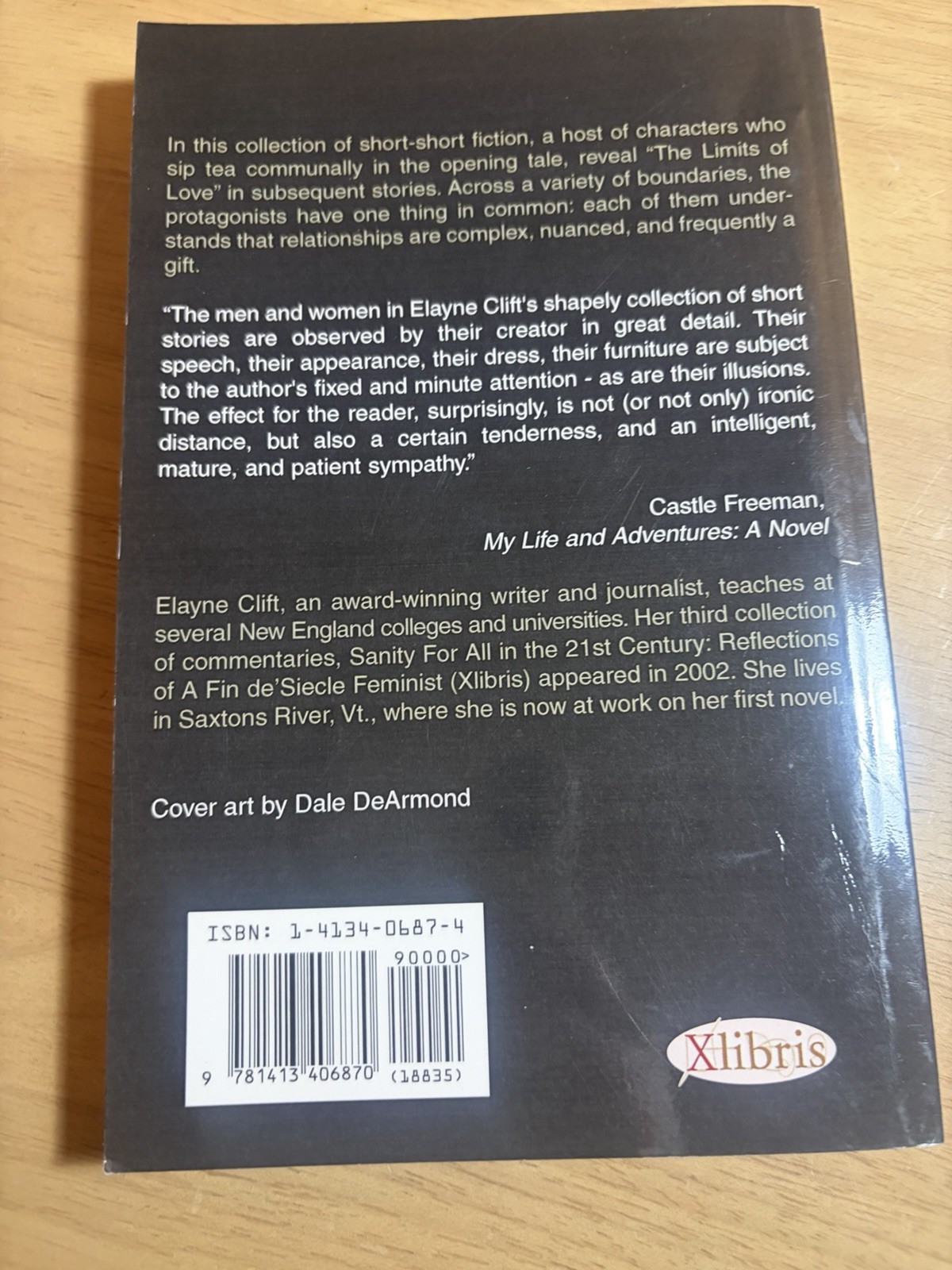 The Limits of Love Elayne Clift 2003 Paperback Short Stories VG+