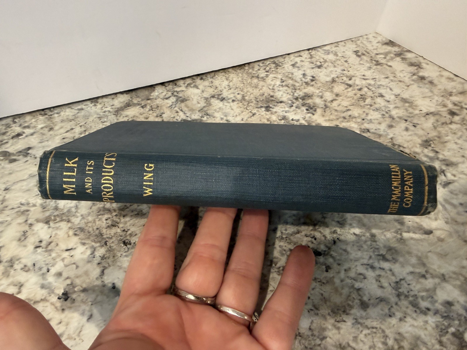 Antique 1899 Milk and Its Products Henry H Wing Rural Science Book