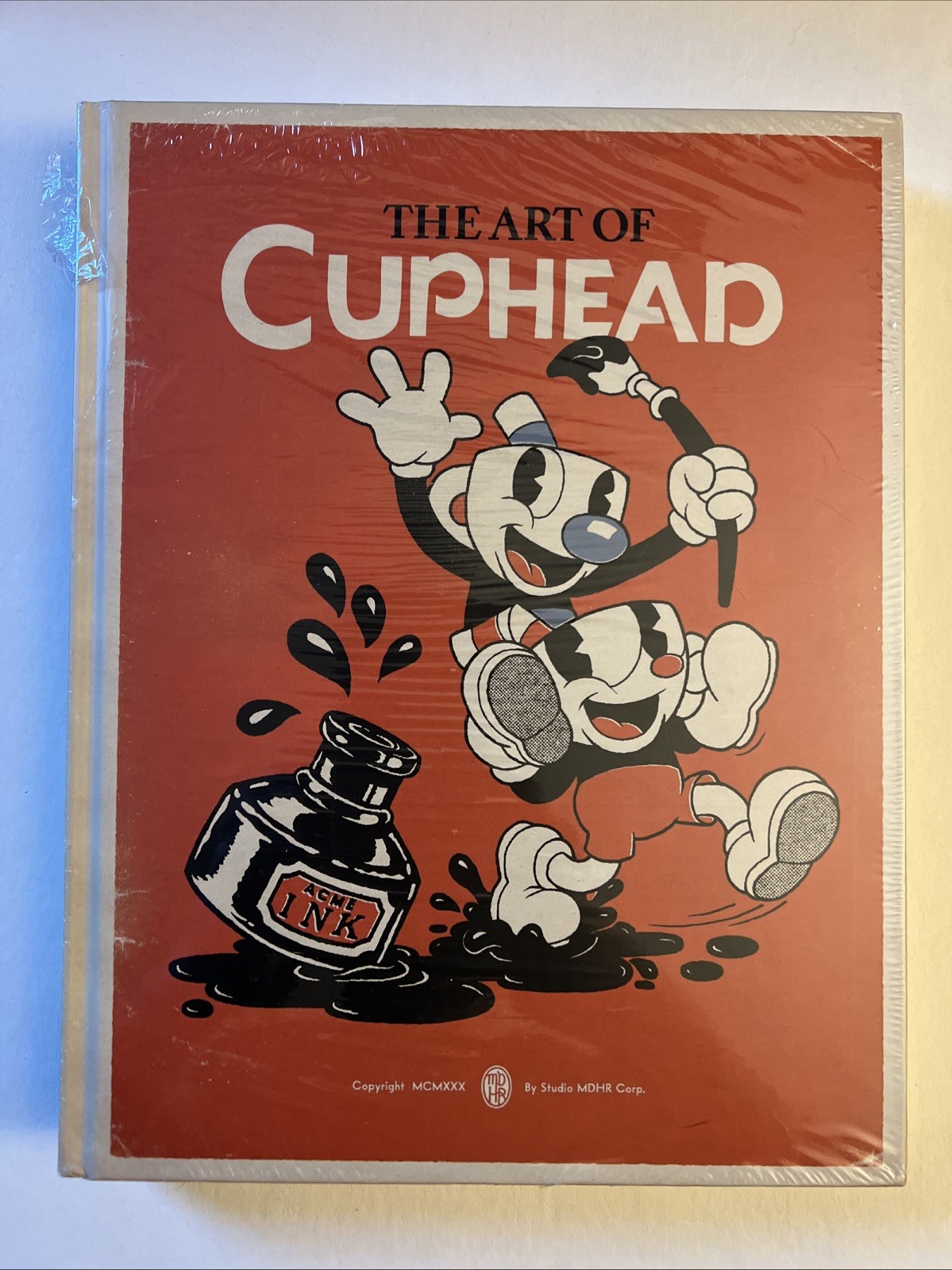 The Art of Cuphead by Studio MDHR (English) Hardcover Book – Sealed – Small Rip