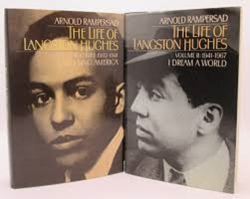 Arnold Rampersad~THE LIFE OF LANGSTON HUGHES~SIGNED 2 VOL SET~1ST/DJ~NICE COPIES
