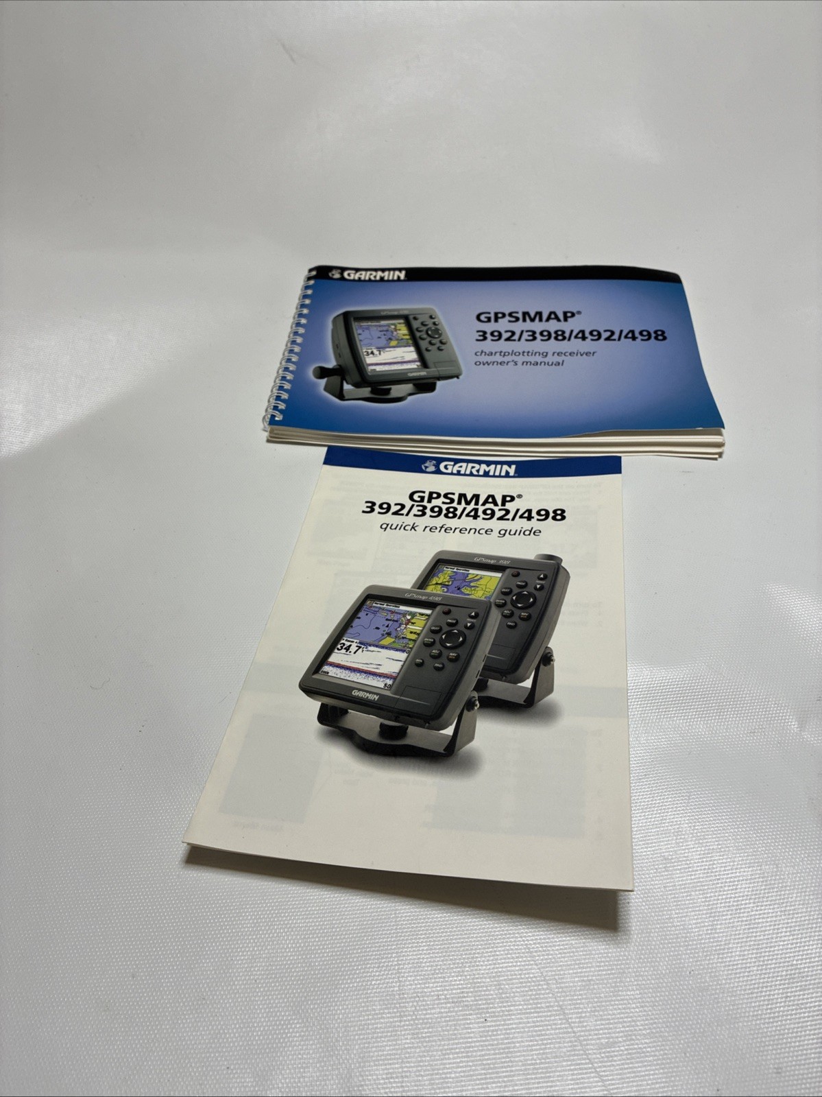 Garmin GPSMAP 392/398 492/498 Owners Manual: 111 Pages Black and White