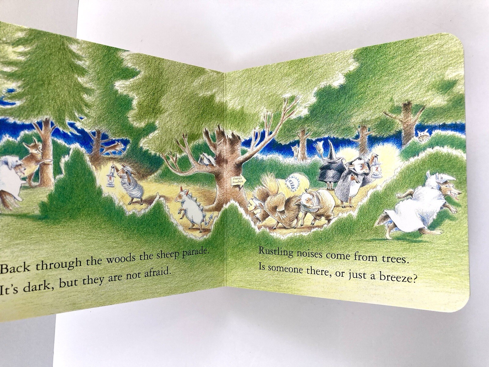 Sheep Trick or Treat by Nancy Shaw E. 1997 Halloween Board Book 5” X 5” 26 Pages