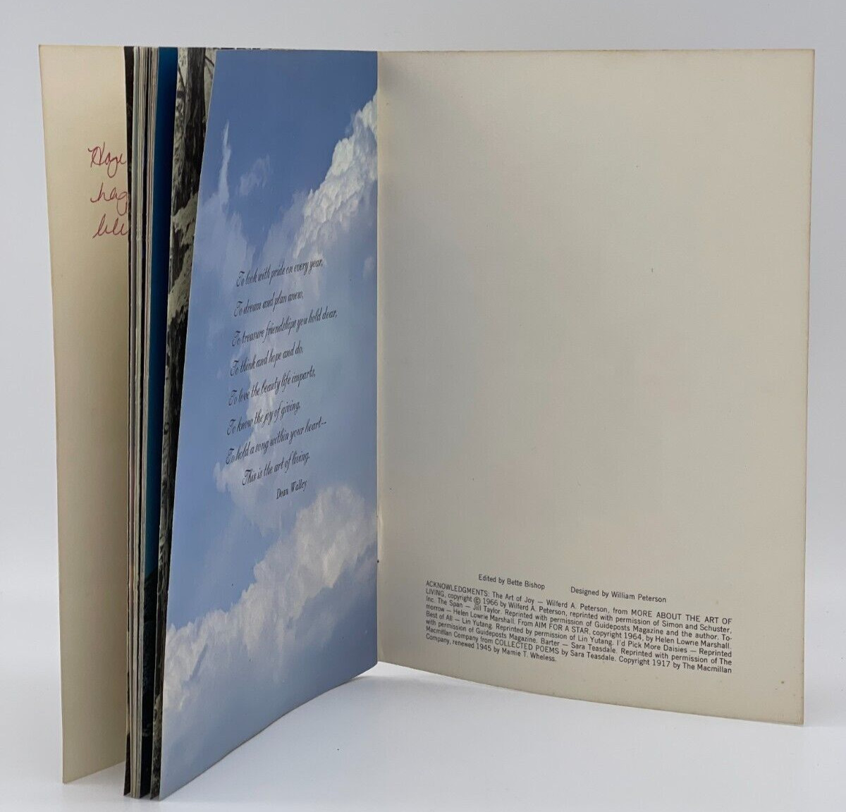 Hallmark A Birthday to Remember Booklet of Poetry Vintage c1966 Photos 32 pages