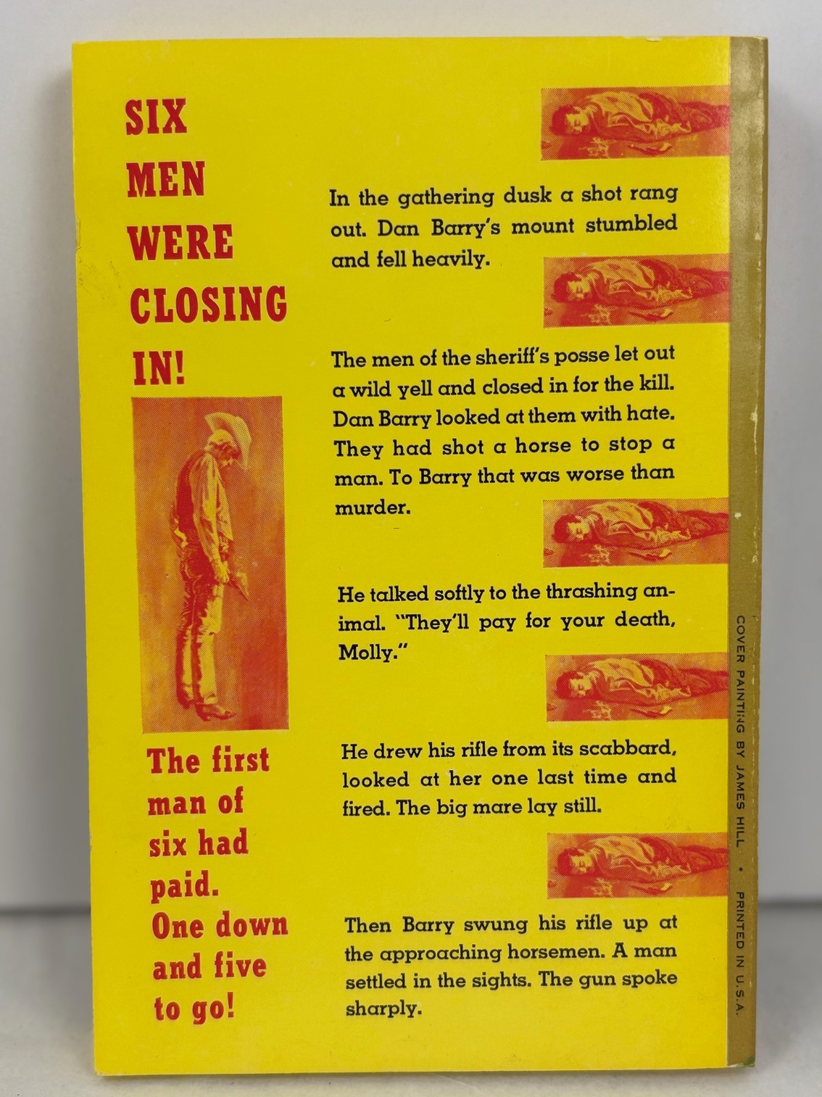 The Seventh Man by Max Brand – Cardinal Edition #C‑382 1st Printing Nov 1959 VG+