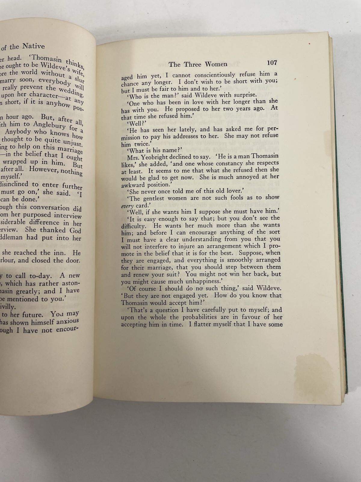 The Return Of The Native Thomas Hardy The Macmillan Company 1949 HC