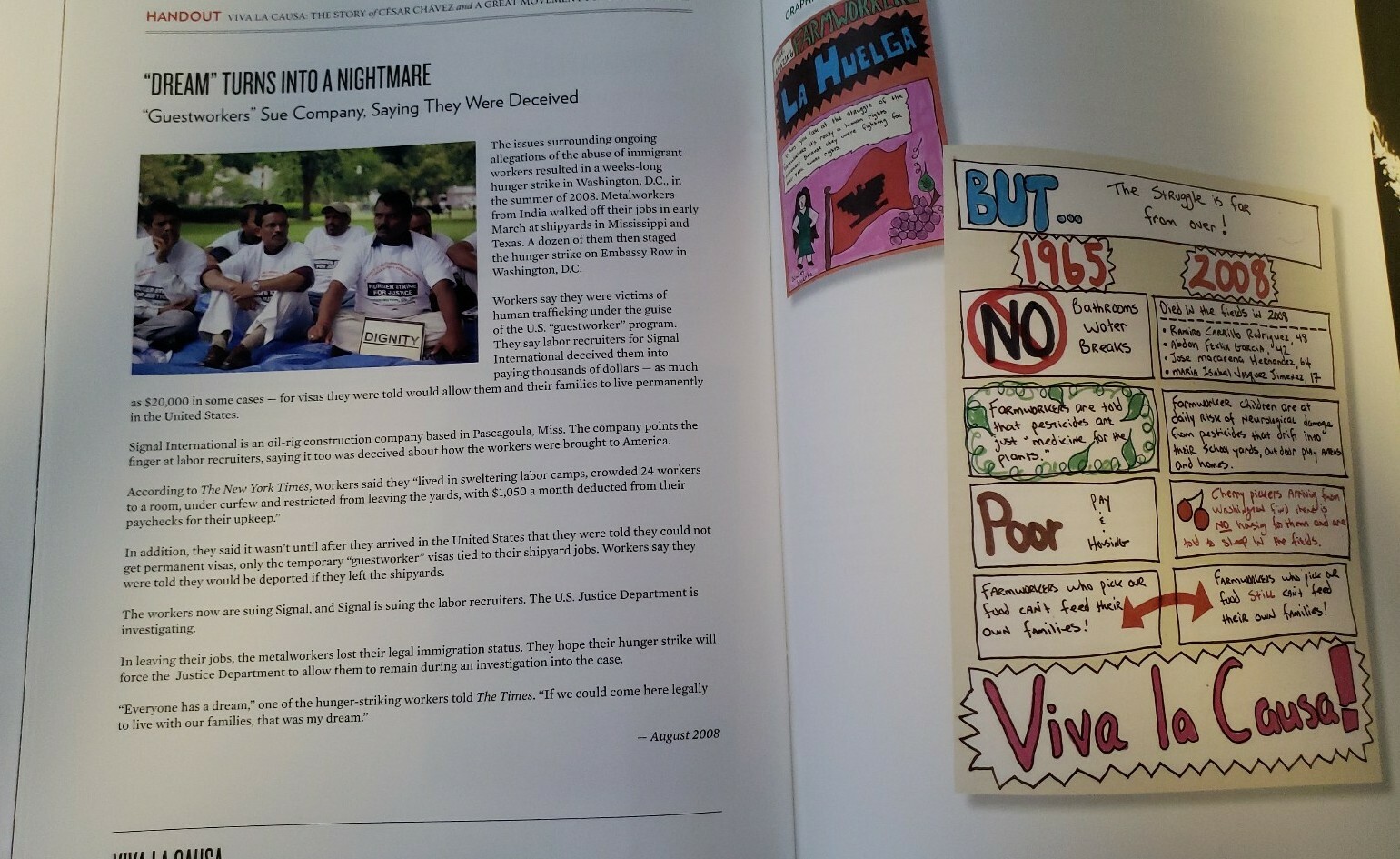 Viva La Causa The Story of Cesar Chavez TEACHER’S GUIDE Teaching Tolerance SO5