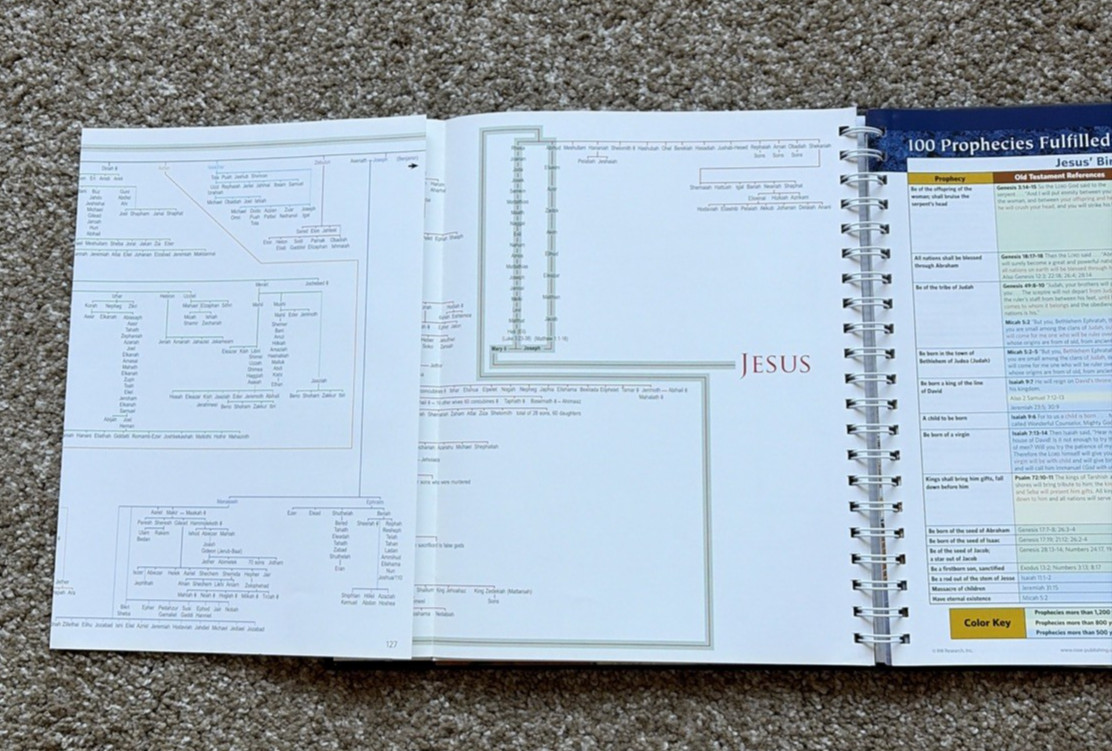 Rose Book of Bible Charts, Maps & Timelines 10th Anniversary Expanded Edition VG