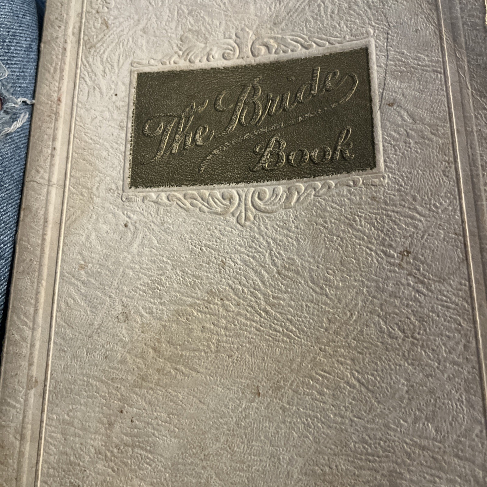 1910s Bride’s Book Milwaukee WI Marriage Record Cookbook Tons of Advertising
