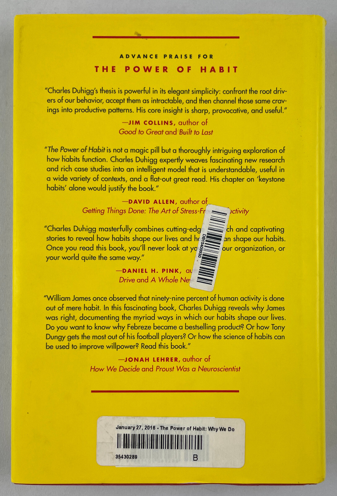 The Power of Habit : Why We Do What We Do in Life…, Charles Duhigg, 2012, HCDJ