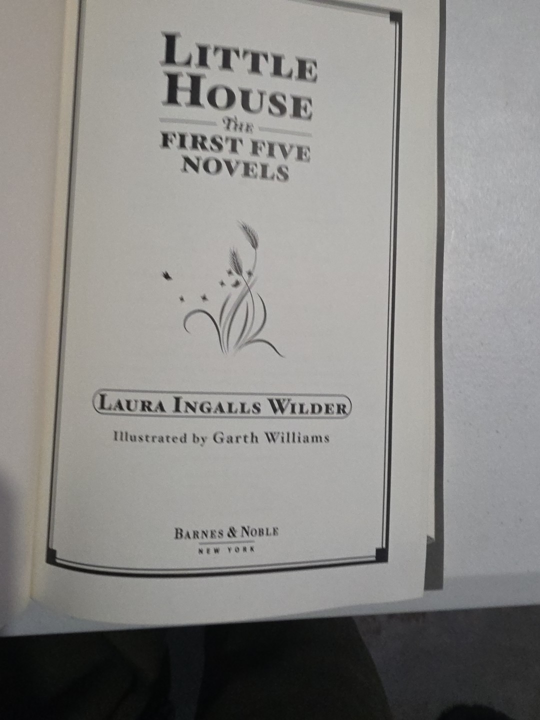 Little House The First Five Novels by Laura Ingalls Wilder (Leather Bound) NES14