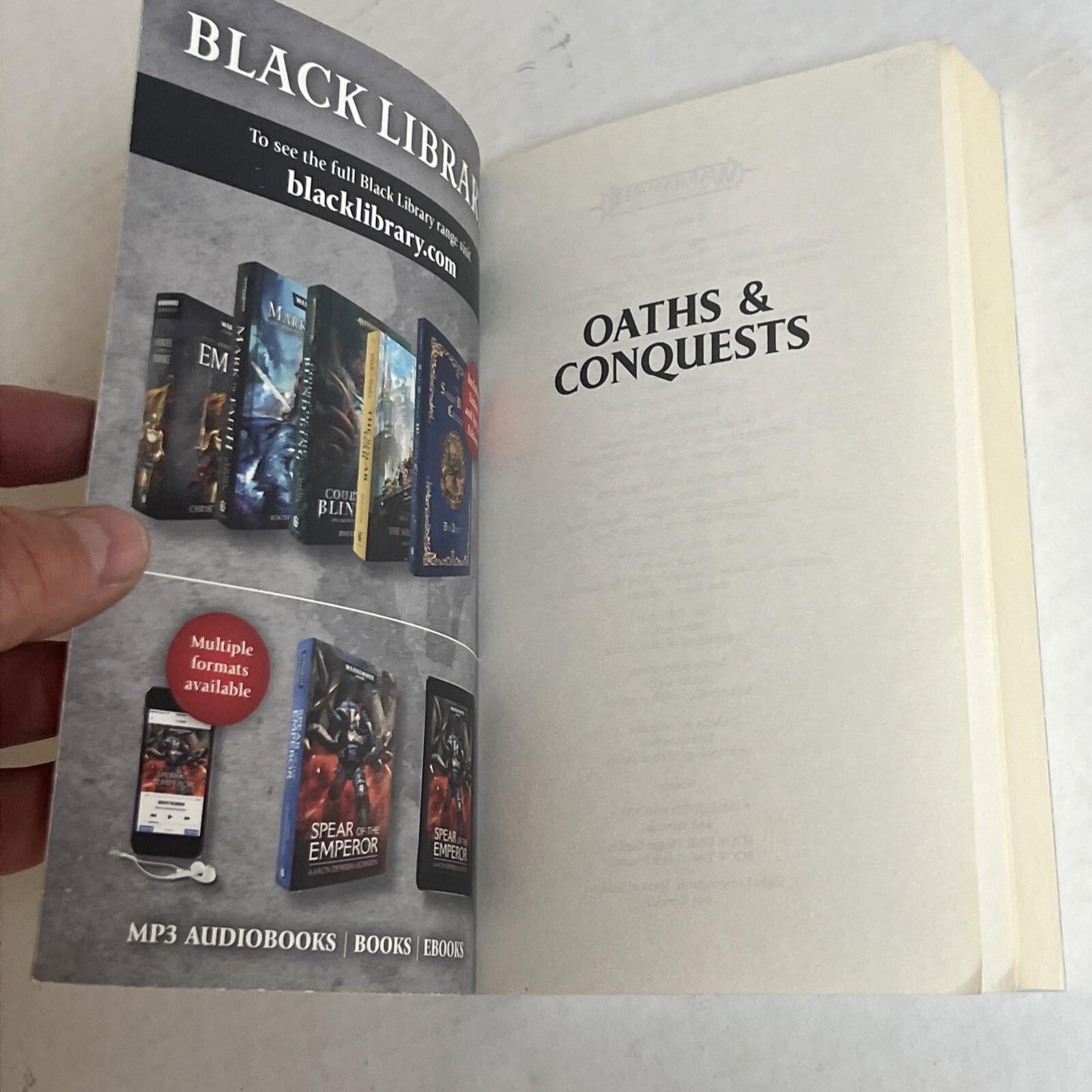 Paperback Warhammer: Age of Sigmar „Oaths & Conquests“, Multiple Authors