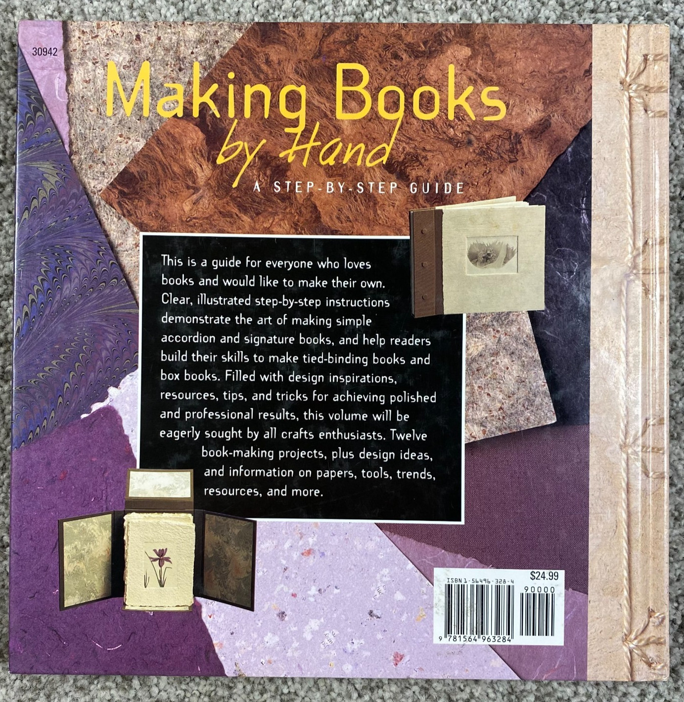 Lot of 8 Handmade Books Bookmaking Bookbinding Craft Guides Penland LaPlantz+