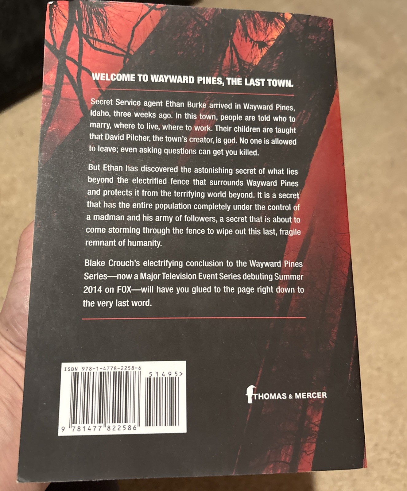 Signed Copy Blake Crouch „The Last Town“ 2014 Paperback 2014 Excellent