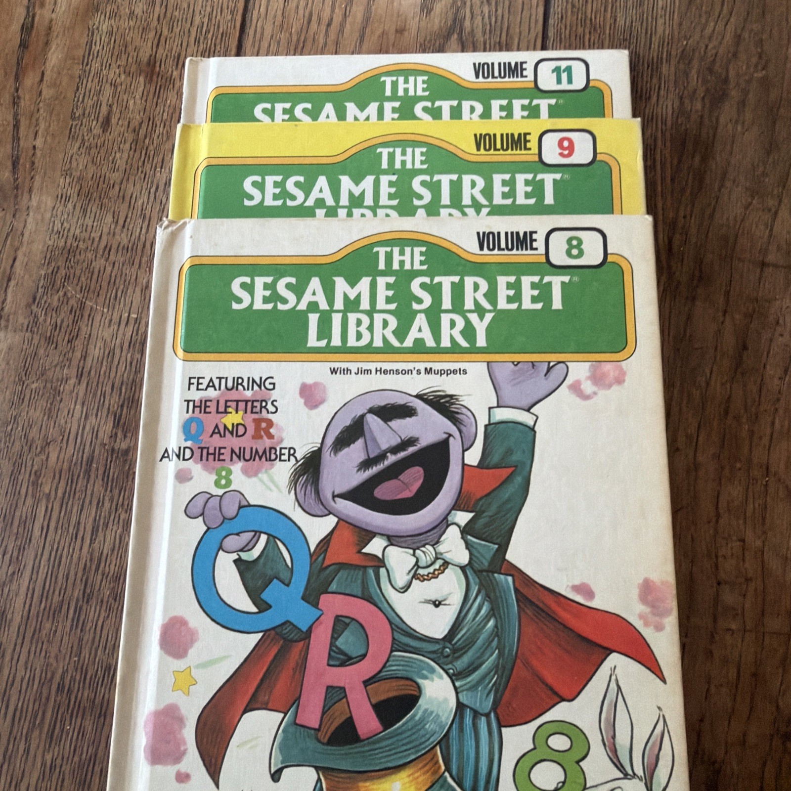 Vintage The Sesame Street Library Books Volumes 8,9,11- 3 Books Lot