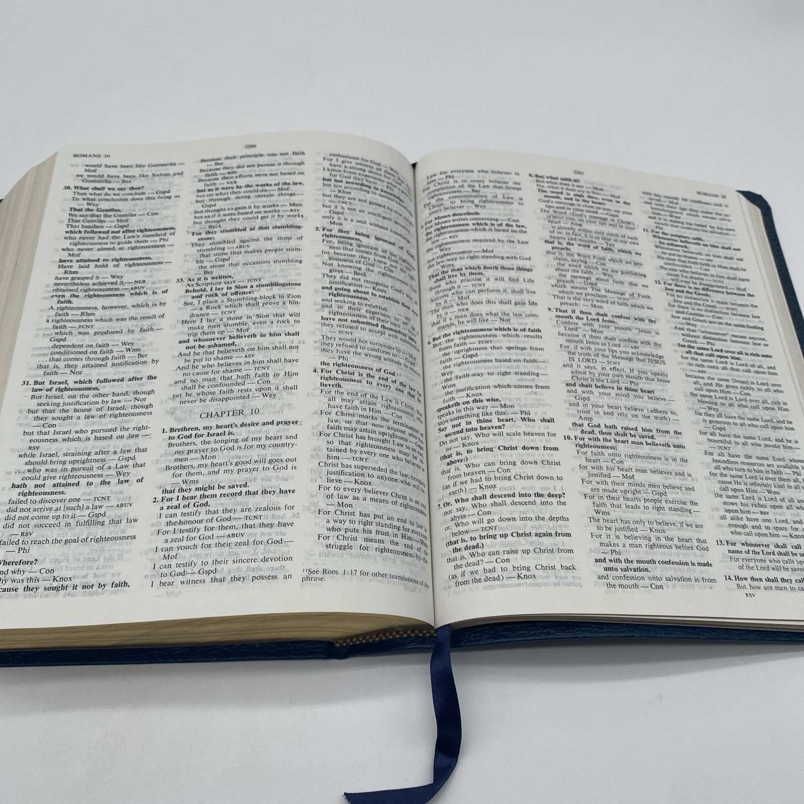The Word Bible from 26 Translations Bonded Leather 1993 Mathis Publishers +Box