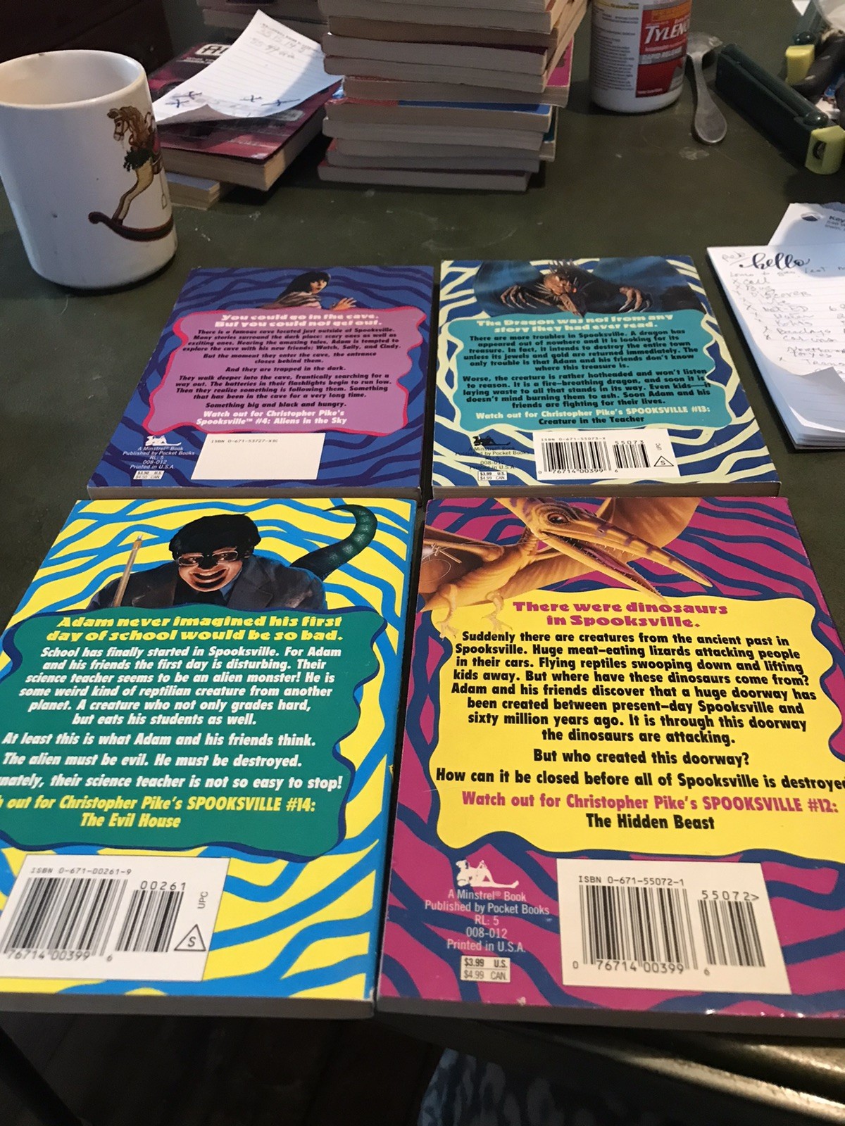 4 Spooksville By Christopher Pike #3 11 12 & 13 1990s