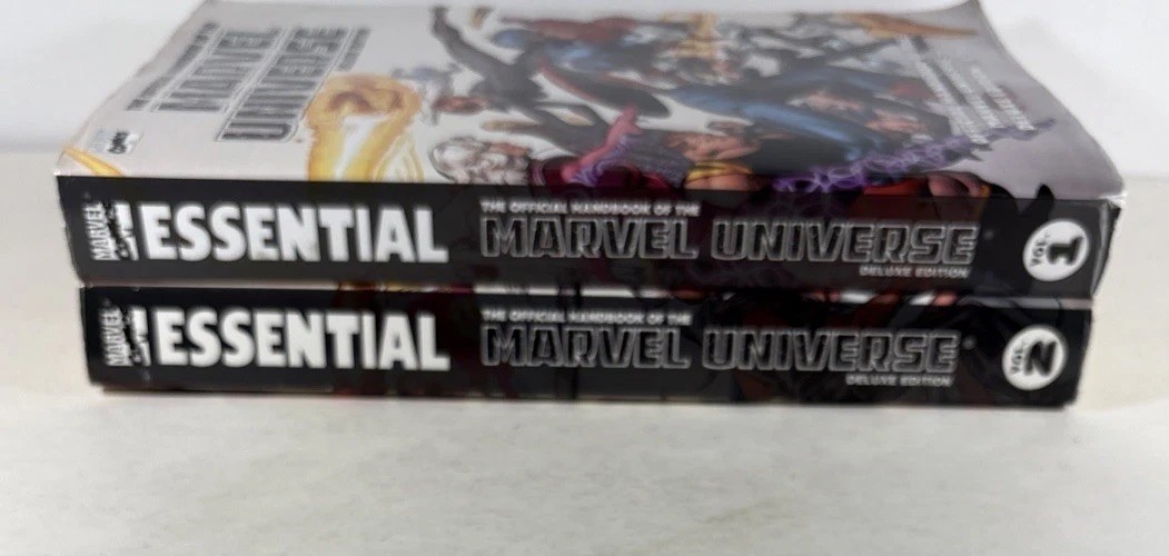 The Official Handbook of the Marvel Universe Deluxe Edition Vol 1 & 2, PBs