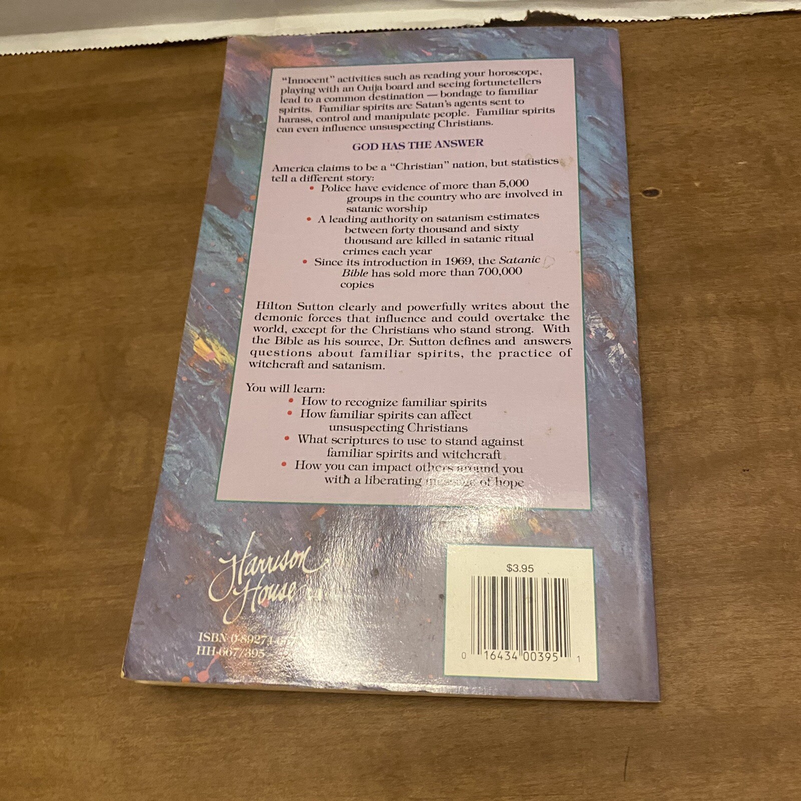 Witchcraft and Familiar Spirits by Hilton Sutton (1989, Trade Paperback)
