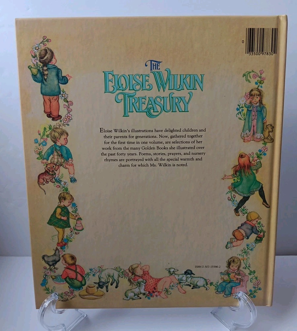 The Eloise Wilkin Treasury Hardcover 1985 Golden Book Merrigold Vintage 10.5×12″